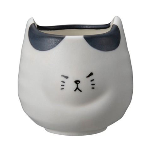 【ふてぶてしい猫】湯のみ　ぶちねこ / vvstore