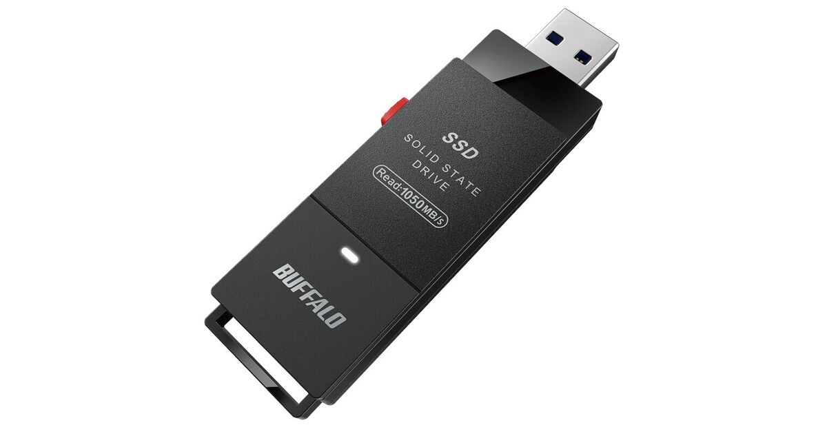 SSD-SCH1.0U3-BA : 外付けSSD | バッファロー